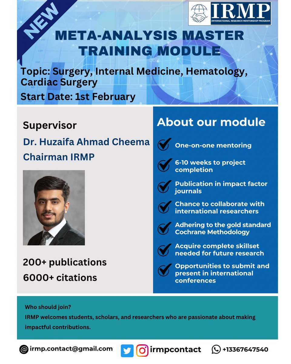 International Research Mentorship Program tweet media