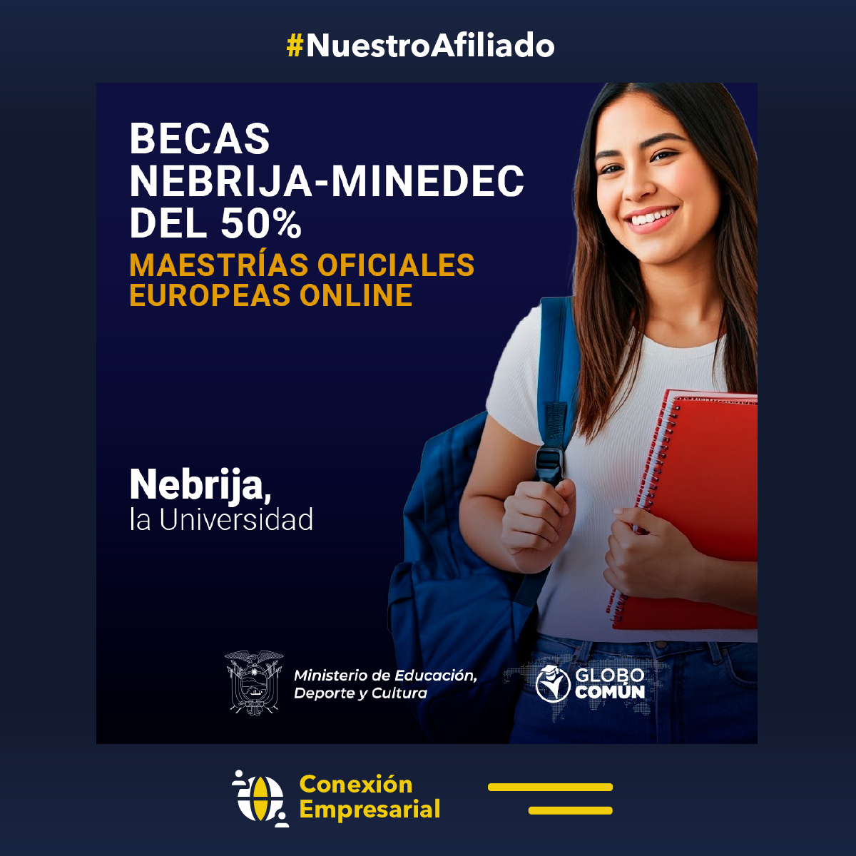 🎓#Conexión Empresarial | Oportunidades Académicas Internacionales
🔗Postula aquí:
 nebrija.com/becas/becas-ot…