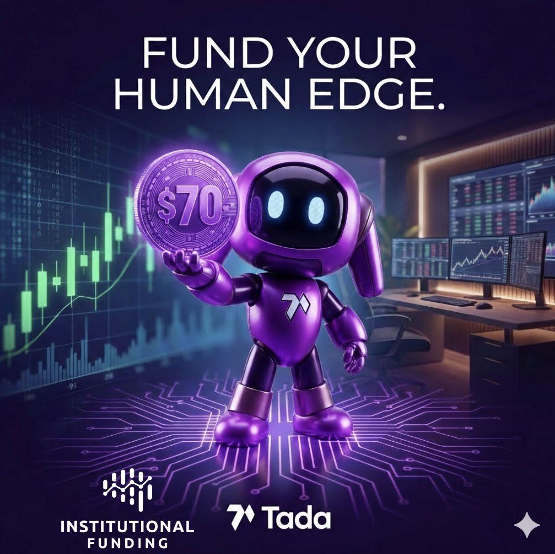 Ta_da_io's tweet image. 🚨 GIVEAWAY Alert: Fund Your Edge! 🚨
@Ta_da_io has teamed up with @InstFunding to empower real human traders like YOU! 🦾📊

We're giving away $10k 2 step challenges worth $70 for FREE to help you carve out your alpha. 💸

Want MORE? 4 lucky winners will share 200$ for entering…