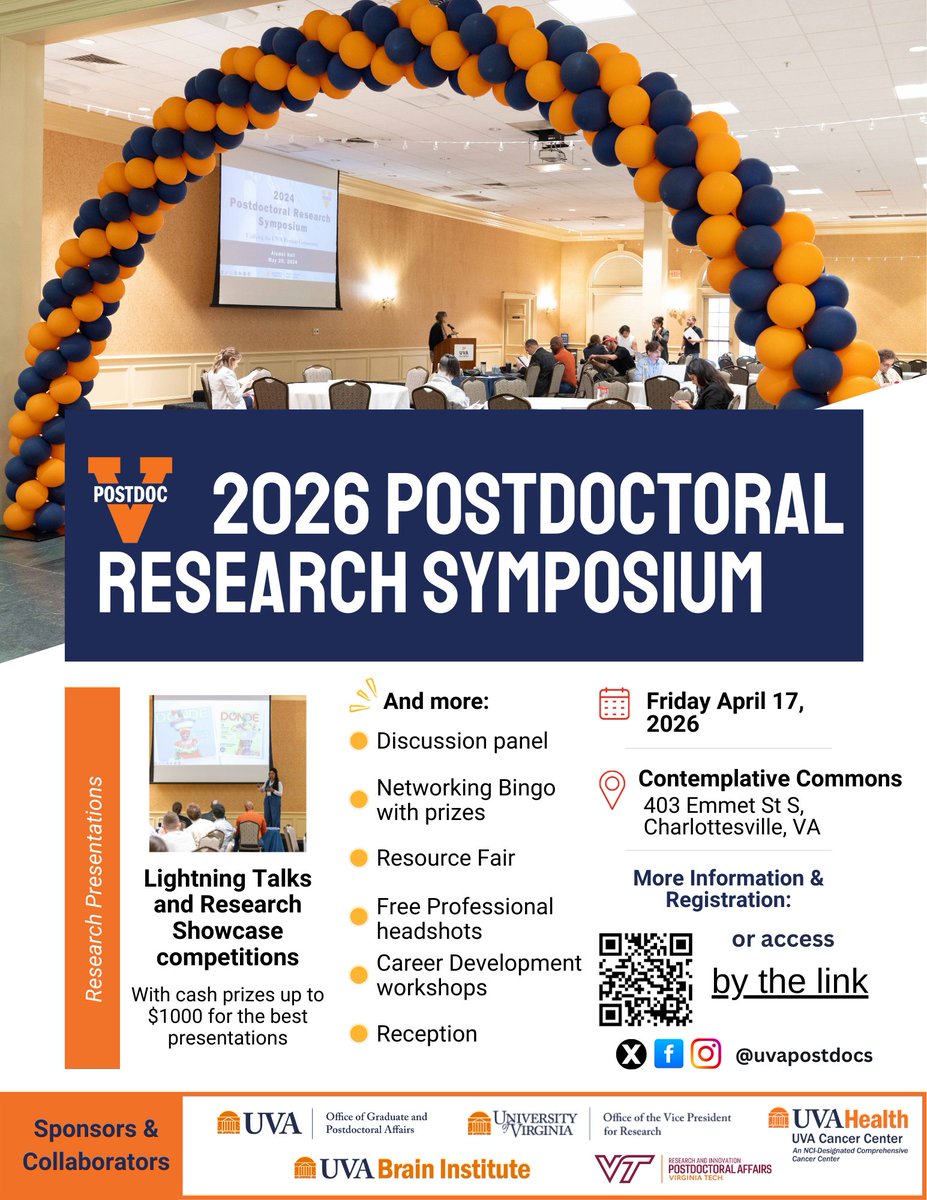 UVA Postdoc Association tweet media
