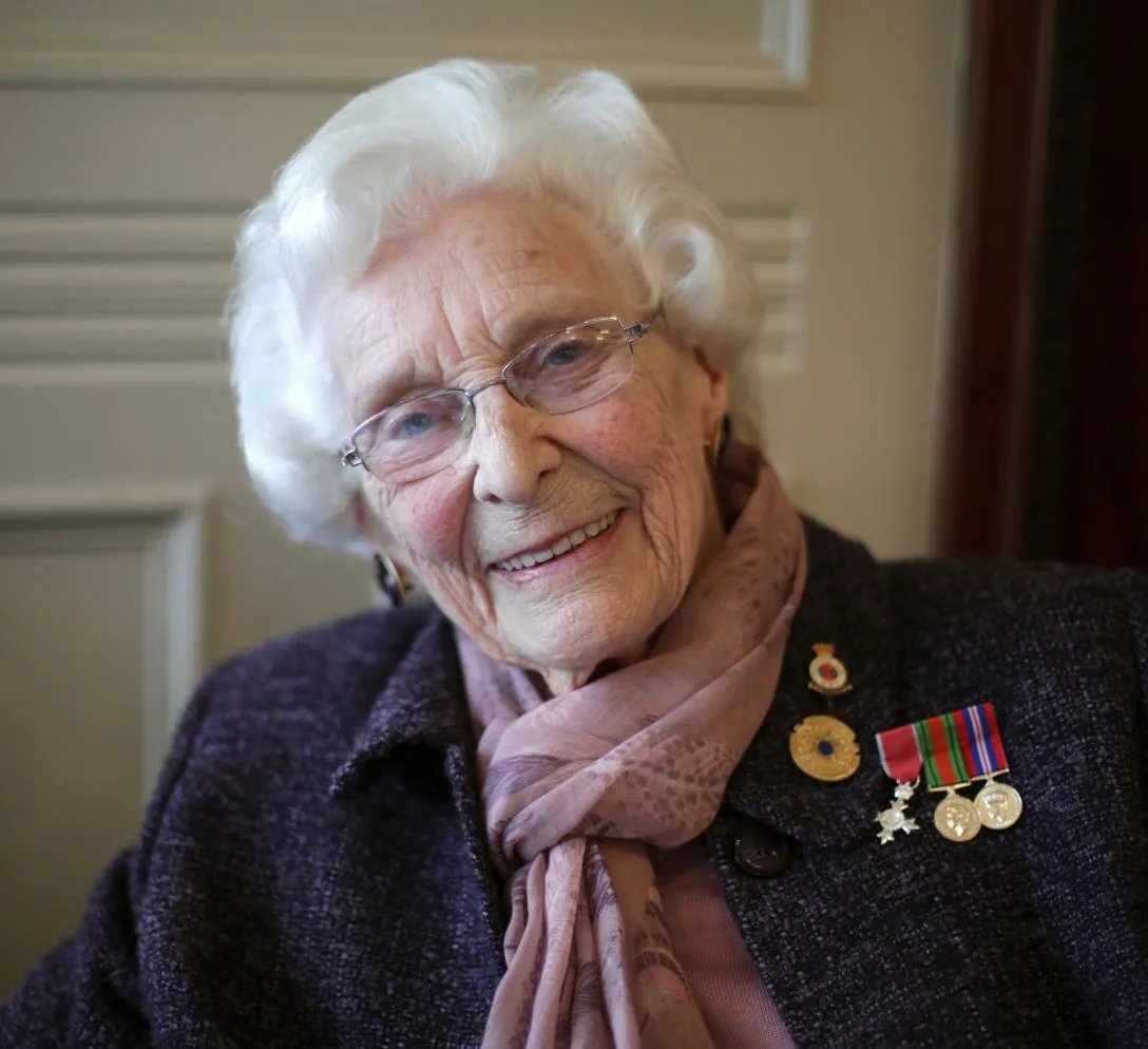 “I wanted to do more for the war effort than baking sausage rolls.” - Bletchley Park Codebreaker Betty Webb MBE.