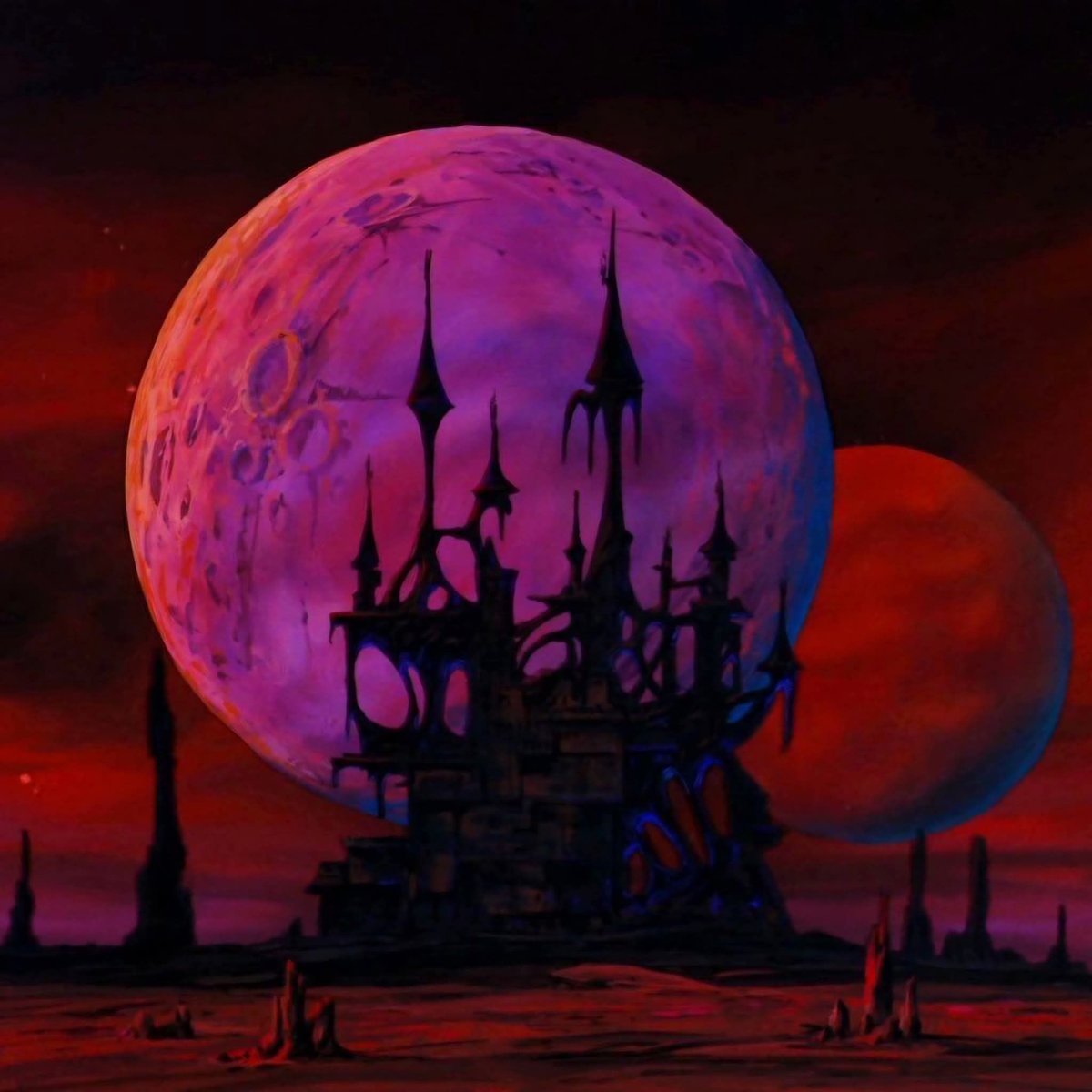 finalformlab's tweet image. The aesthetics of Vampire Hunter D (1985) 🦇