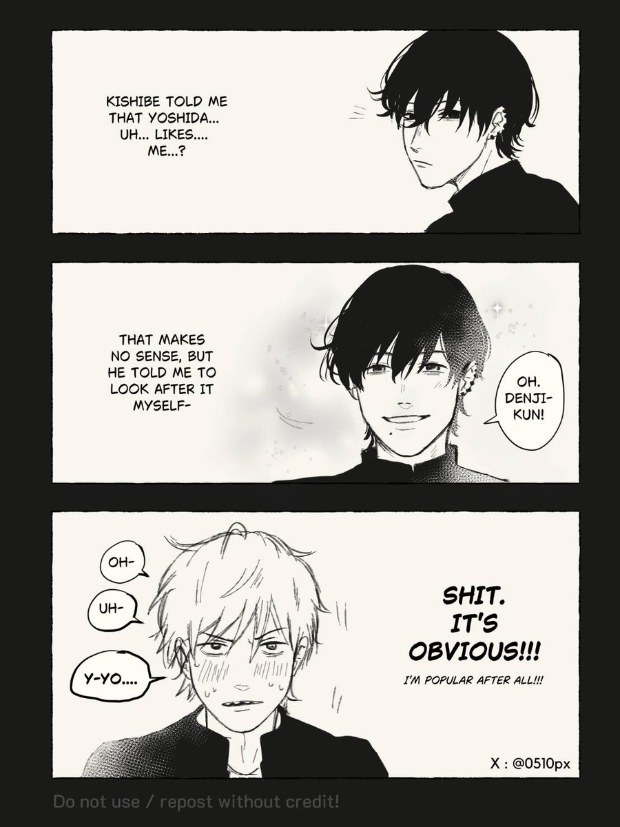 I'm back, I miss them all :(   -🔟
#yoshiden #吉デン #csm