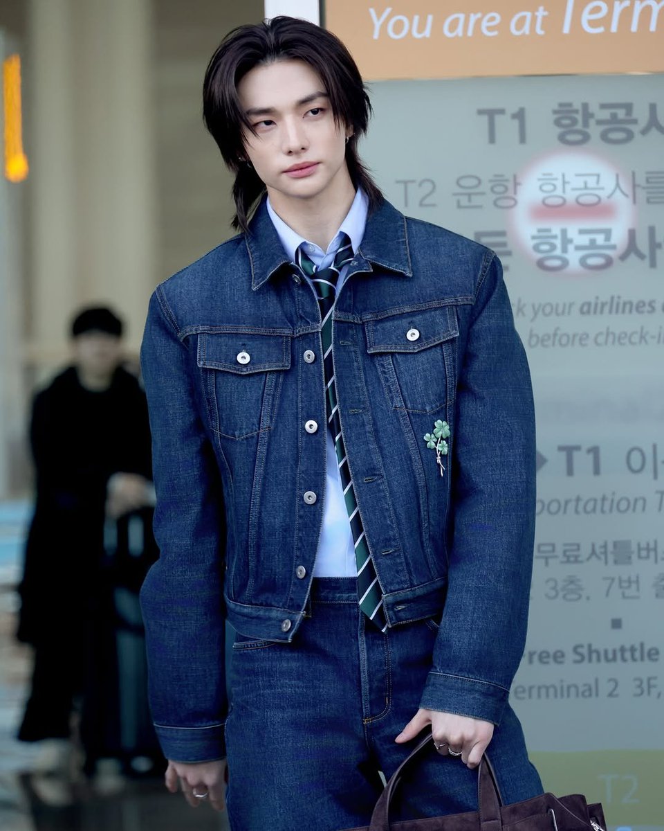 #hyunjin of <a href="/Stray_Kids/">Stray Kids</a> is headed to Paris for the <a href="/Dior/">Dior</a> Winter 2026-2027 show.