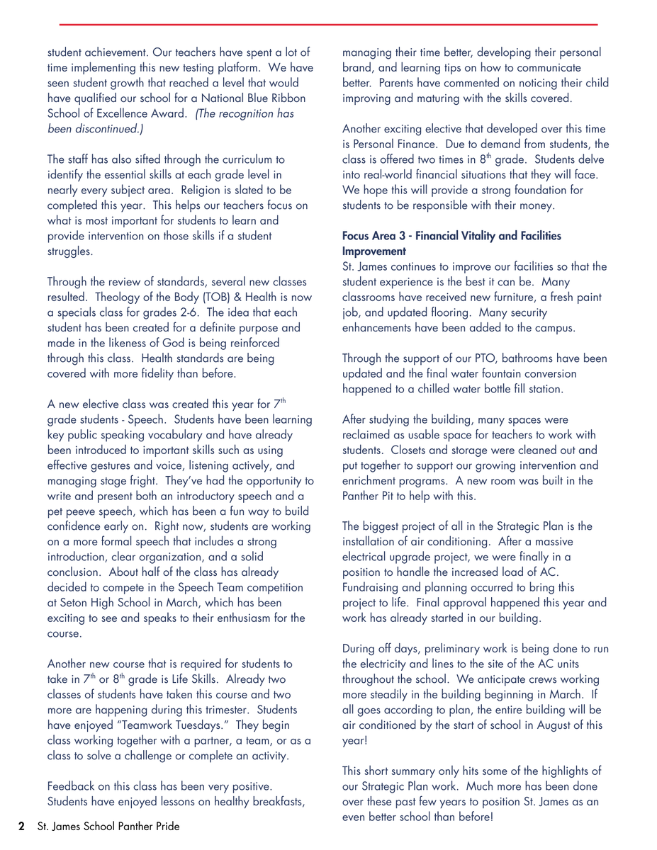 St. James School WO tweet media