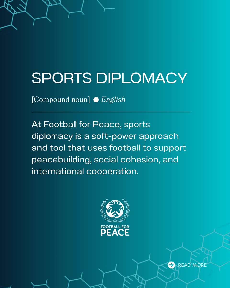 FfP_Global's tweet photo. This World Cup year, Football for Peace (FfP) is launching a dedicated news stream focused on sports diplomacy, bringing you key stories, moments, and voices where sport and football are shaping dialogue, connection and global unity. #FootballforPeace #SportsDiplomacy https://t.co/g7LBkS2giE