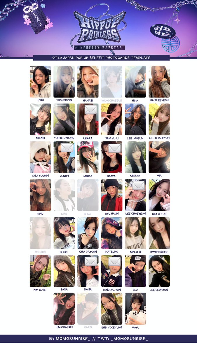 힙팝프린세스 포카 Hip pop princess ISO ~ WTB 7€ max (might refuse