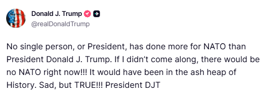 Daractenus's tweet image. With virtually every European nation now refusing to meet him in private at Davos to “negotiate,” the utterly unhinged president of the US has now began writing an endless stream of nonsensical tweets.