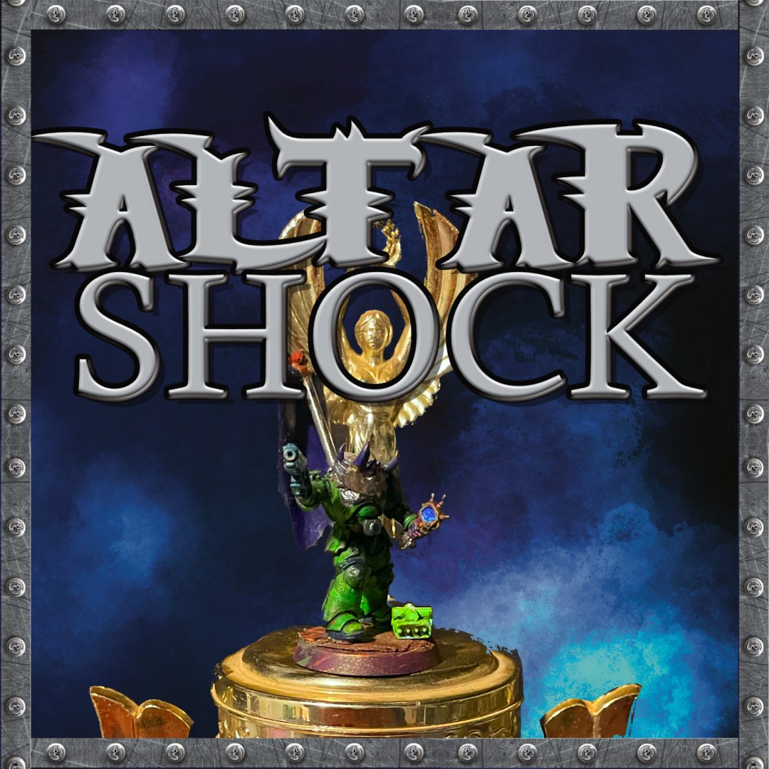 NEW from Kirby Denner! ALTAR SHOCK is an X-Treme skirmish game straight out of 1999. Grab yourself a Jolt Cola and prepare for mayhem heavily inspired by Quake Arena; in other words, a #tabletop boomer shooter! #Games #Wargames #Miniatures #IndieGames tinyurl.com/AltarShock
