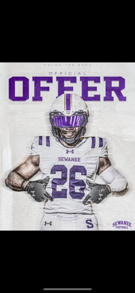 Terrence_b2's tweet image. After a great conversation with coach @TPW_CUNNINGHAM, I’m thankful to have received an offer from Sewanee university.
@PassFootball5 @AlexanderFball @n_parrott478 @trey_blount @RecruitGeorgia