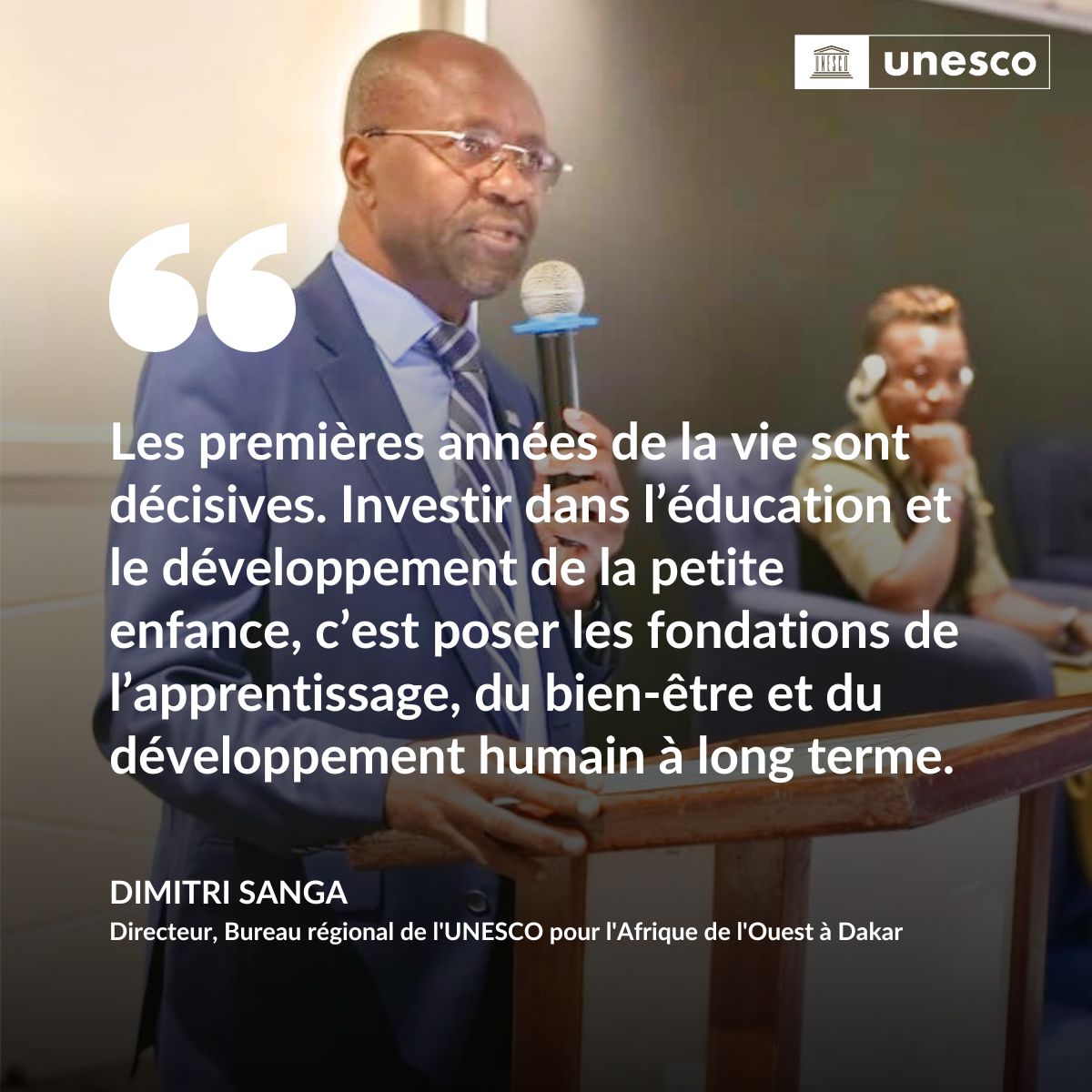 UNESCO_Dakar's tweet photo. 📍 Dakar | EDPE
Des messages forts partagés par l’ @UNESCO_fr , l’ @af_ecn , l’ @_AfricanUnion et le ministère de l’Éducation du Sénégal pour renforcer l’action et l’investissement en faveur de la petite enfance.
#EducationStartsEarly #EDPE #ECED #Africa https://t.co/ak2e3dv3wb