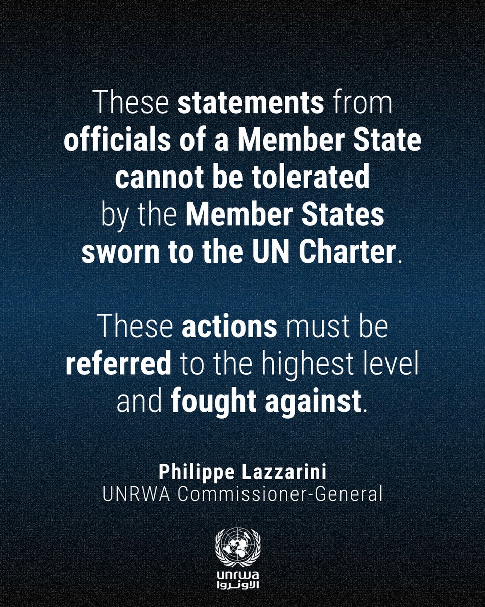 “A lost moral compass opens a barbaric new era: after Israeli officials compete to take credit for the storming &amp; destruction of a United Nations compound in occupied East Jerusalem, others call for the annihilation of an entire community of UNRWA staff.  

These statements from