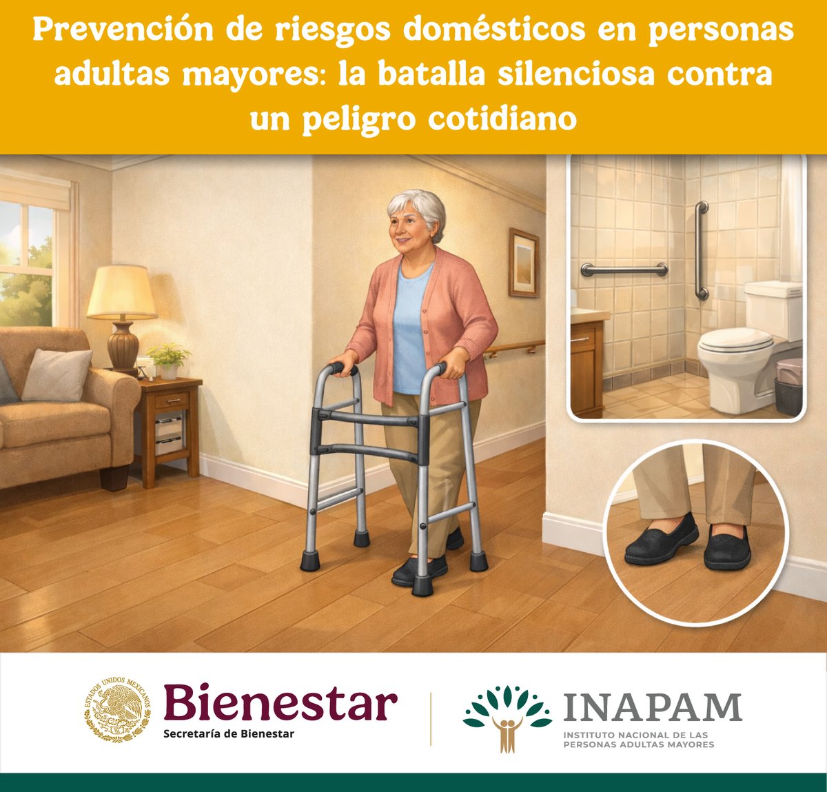 INAPAM's tweet image. #Blog 👉 bit.ly/3YOl0ha 
#SabíasQue el #INAPAM en su #Área de #Capacitación imparte #Cursos y #Talleres para #PersonasAdultasMayores referente a la #Prevención de #Accidentes #SaludMental #CuidadosPaliativos entre otros. ¡Capacitar es cuidar!