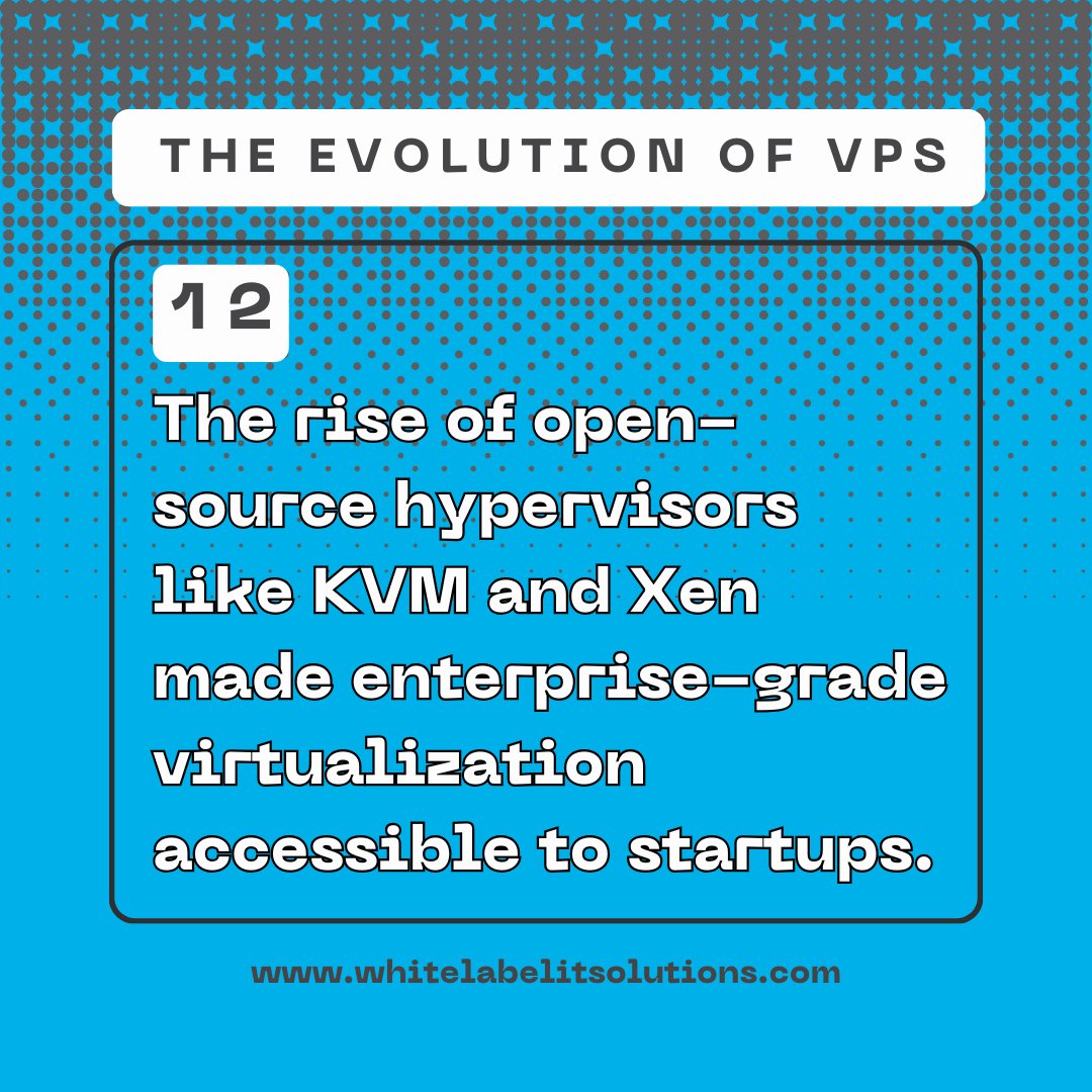 KVM and Xen made it possible for startups to access enterprise-grade virtualization. 🔥

#KVM #hypervisors #VPS #startups #Tech #information