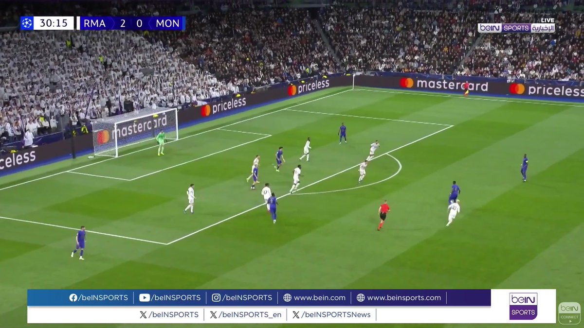 في أول اختبار أوروبي لمدربه الجديد ألفارو أربيلوا.. ريال مدريد يدك شباك موناكو بسداسية مقابل هدف في #دوري_أبطال_أوروبا 