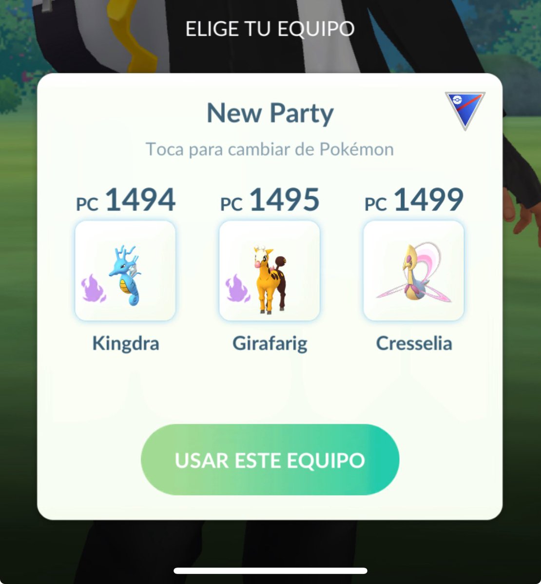 El equipo de <a href="/yonkoujean/">YonkouJean PGO</a> estaba MAMADISIMO! Nadie expectaba Premonición y pegó fuerte a los Furrets! Giarafig oscuro con escudos rompió equipos!

#retrocup #pokemongo #gobattleleague