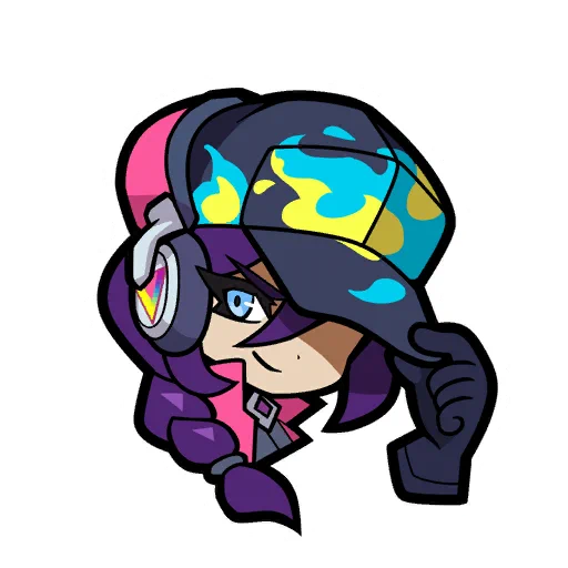Chromacrash Caitlyn stickers