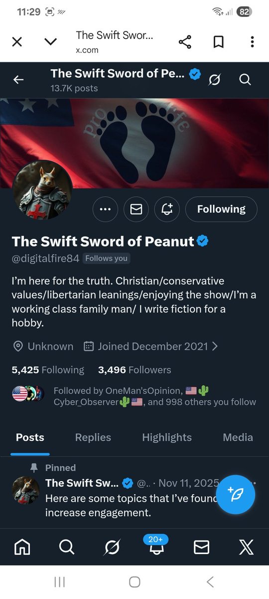 Are we able to find some new connections for
<a href="/digitalfire84/">The Swift Sword of Peanut</a> 
<a href="/LakeClan72/">Sir Surreptitious</a> 
F&amp;R
💪🫶💯🇺🇸