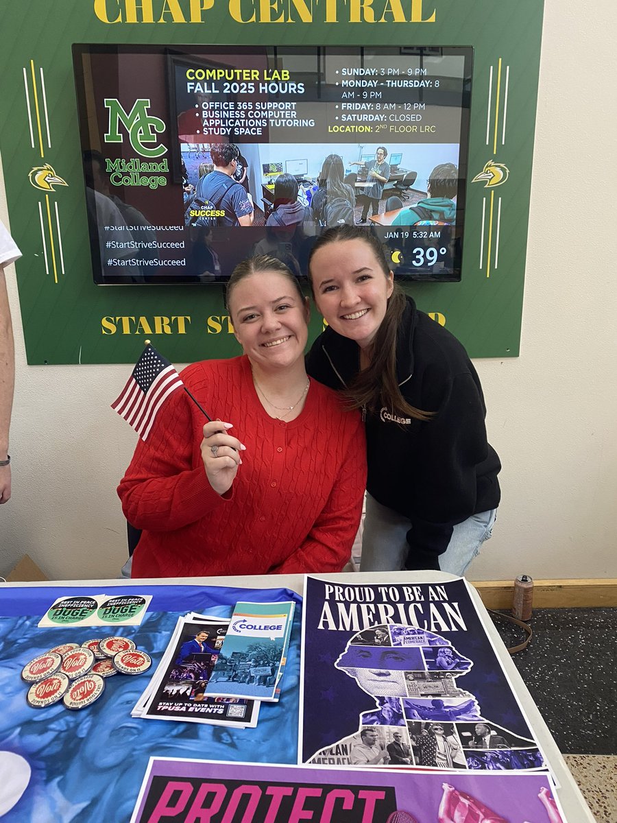 WEST TEXAS IS BUILT DIFFERENT 🤠🔥

The brand new Midland College <a href="/TPUSA/">Turning Point USA</a> chapter absolutely showed OUT at the spring org fair. Don’t sleep on West Texas because big moves are already happening! 🇺🇸🥊

<a href="/tpusastudents/">TPUSA Students</a>