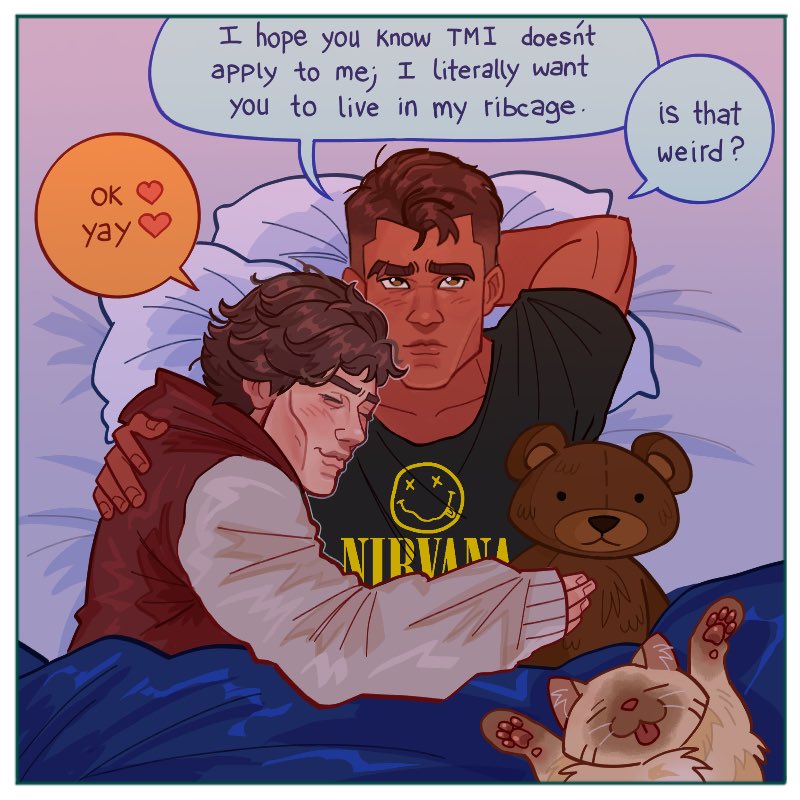 snoozeeroo_'s tweet image. i ❤️ repressed freak jayce. (more modern uni au) #jayvik