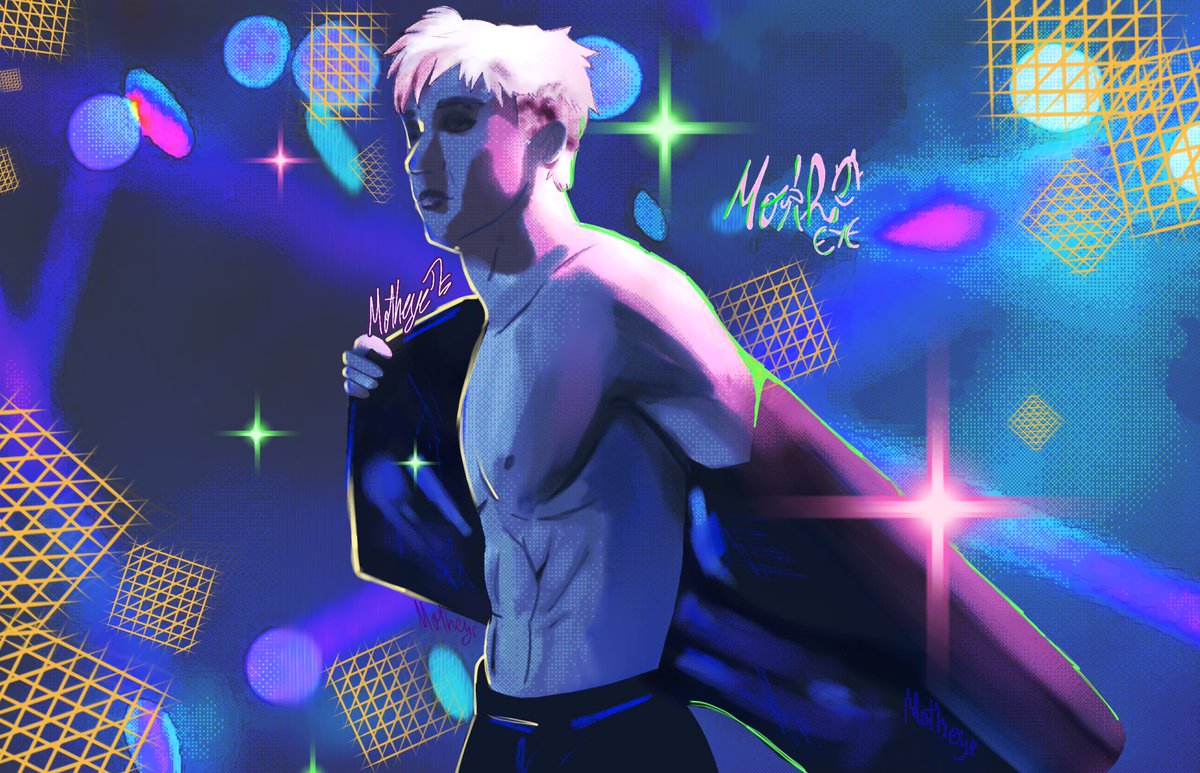 MothEye_'s tweet image. Blah blah blah proper name place name backstory stuff #Bangchan #bangchanfanart