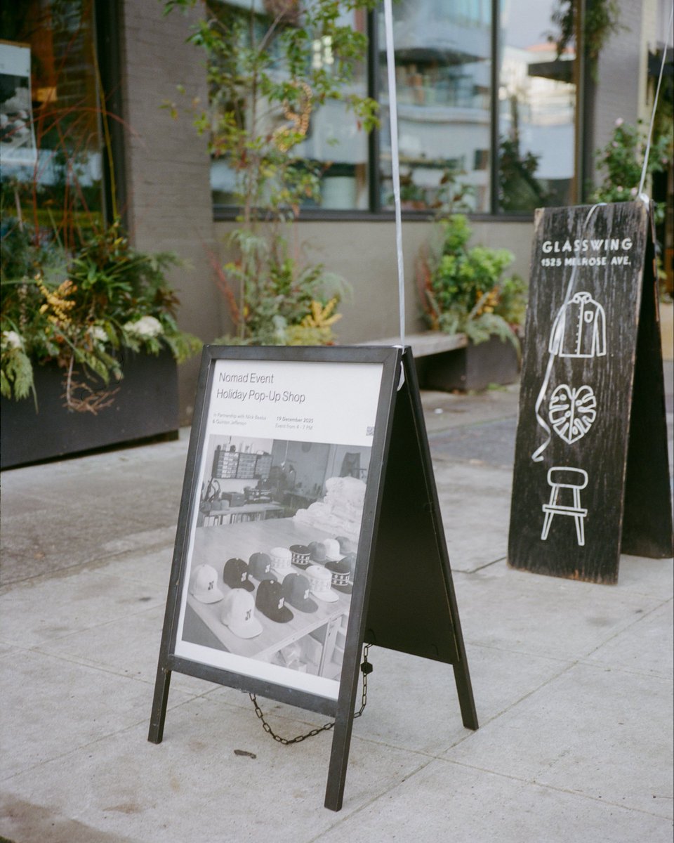 Moments on film from our Nomad Studios pop-up at Glasswing celebrating the release of our first cut &amp; sew hat line