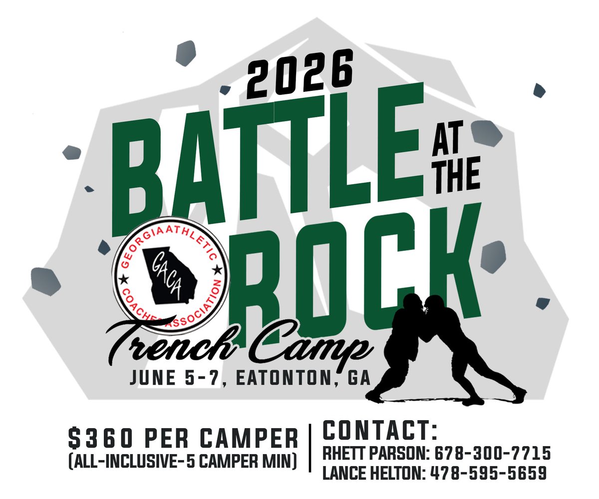 GACA Battle at the Rock Trench OL/DL Camp tweet media