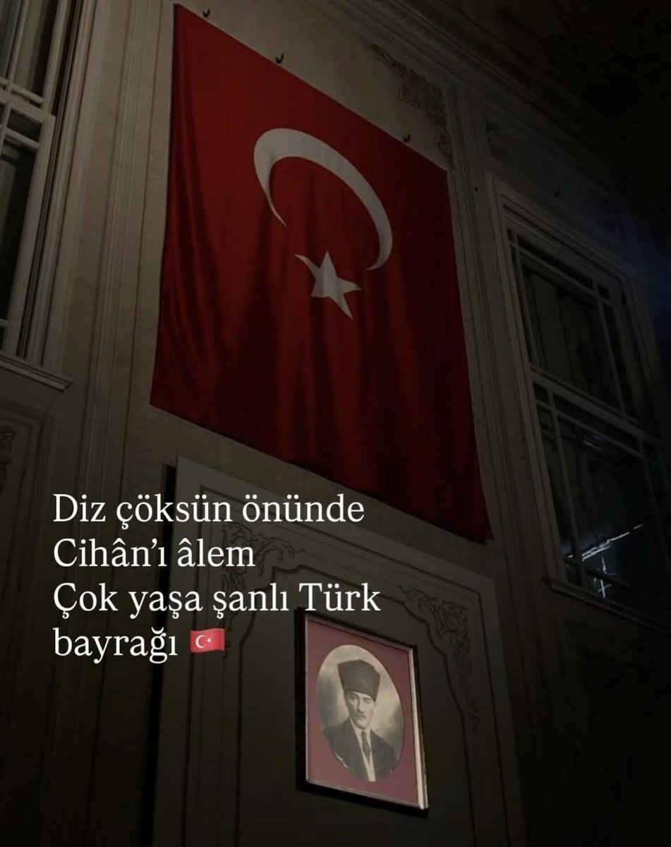 “Bayraksızlar bayraksızlar,
Yere düşse bayrak sızlar,
Nerden bilsin kıymetini,
Soysuz sopsuz bayraksızlar!"
#TürkBayrağı
