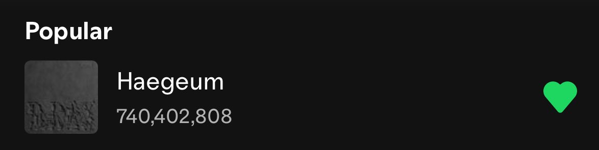 tksovers's tweet image. Most Streamed K-Rap Song on Spotify : 

1. Haegeum — 740M   [+1.05M] ⬆️
2.                     — 699M  [+1.4M] 

— almost 50K increased yesterday, we can hit 1.1M tomorrow. Keep streaming