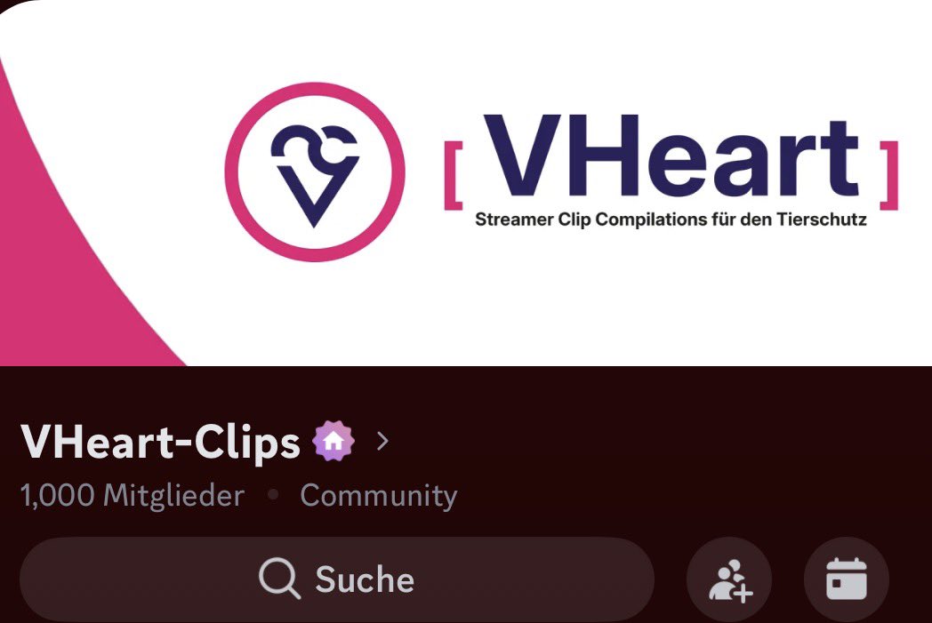 Crazy! 🤯Wir sind sprachlos über den Support für den Start von VHeart!

In kürzester Zeit haben wir Meilensteine geknackt, von denen wir nur geträumt haben:

1.000+ Discord Member
1.000+ YouTube Abos
500+ Likes auf das erste Video

Großes Danke an jeden Einzelnen von euch.