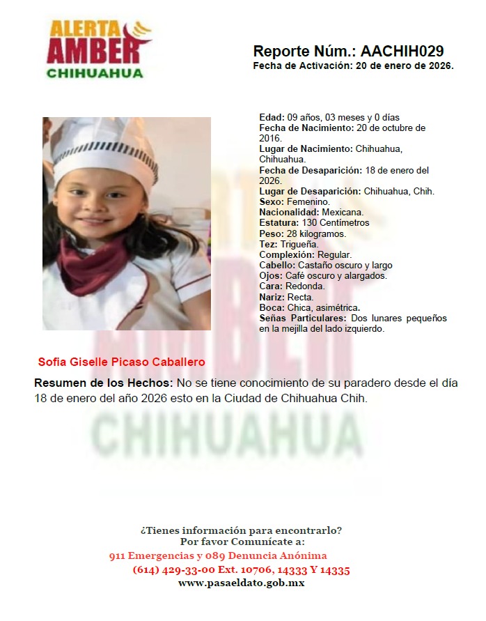 LES PIDO AYUDA PARA LOCALIZAR A MI HIJA.  ES  EN CHIHUAHUA CHIHUAHUA