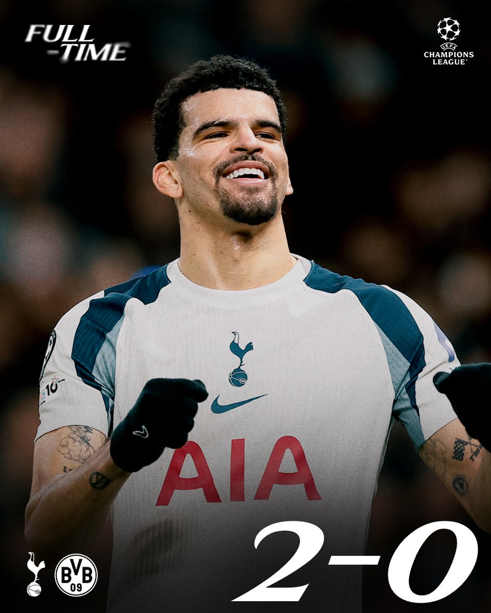 SpursOfficial's tweet image. Another home win in the Champions League! 🙌