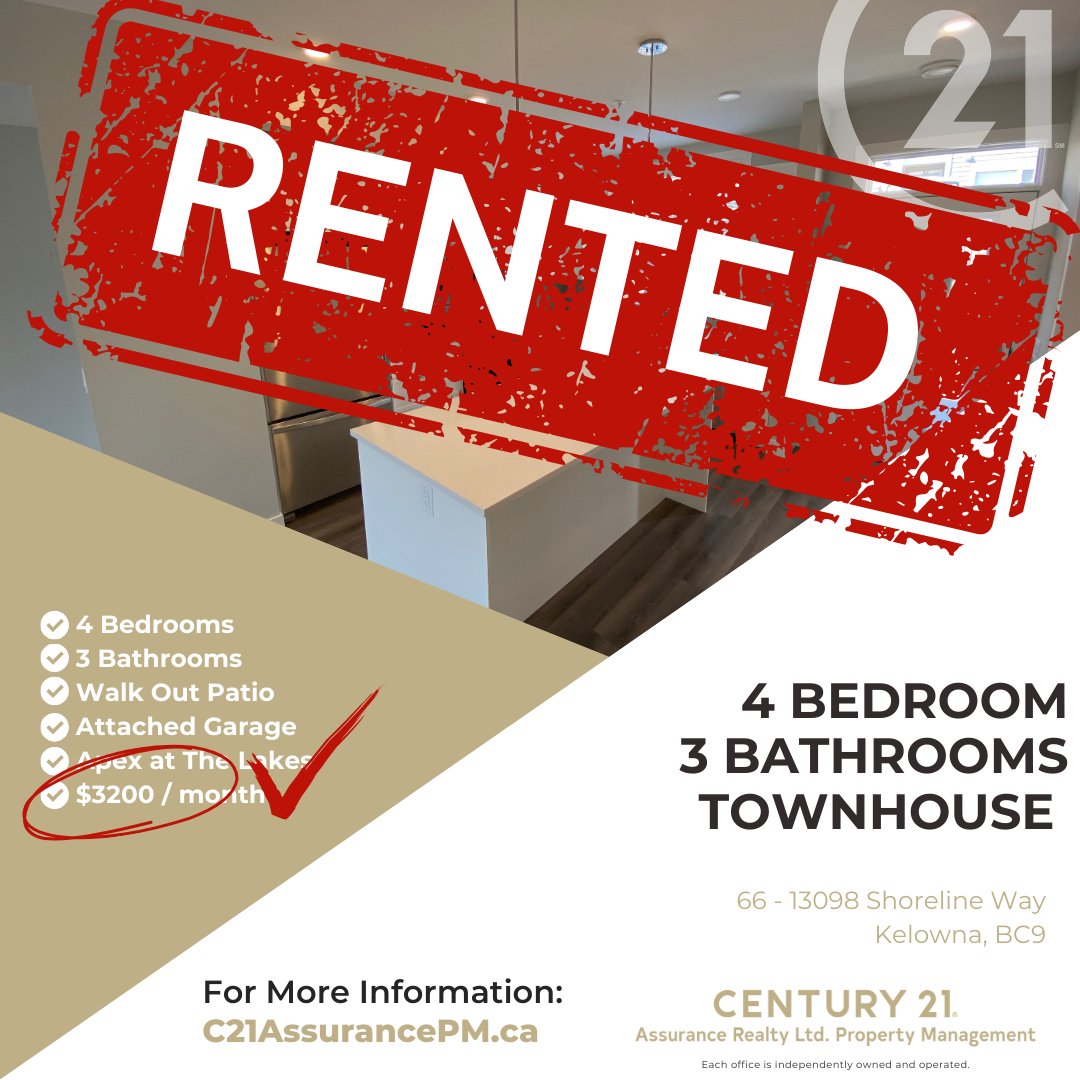 Smart Leasing. Strong Management. Long-Term Value.
Downtime is more than lost rent — it’s lost potential.
Century 21 Assurance delivers property management designed to keep your investment working for you.