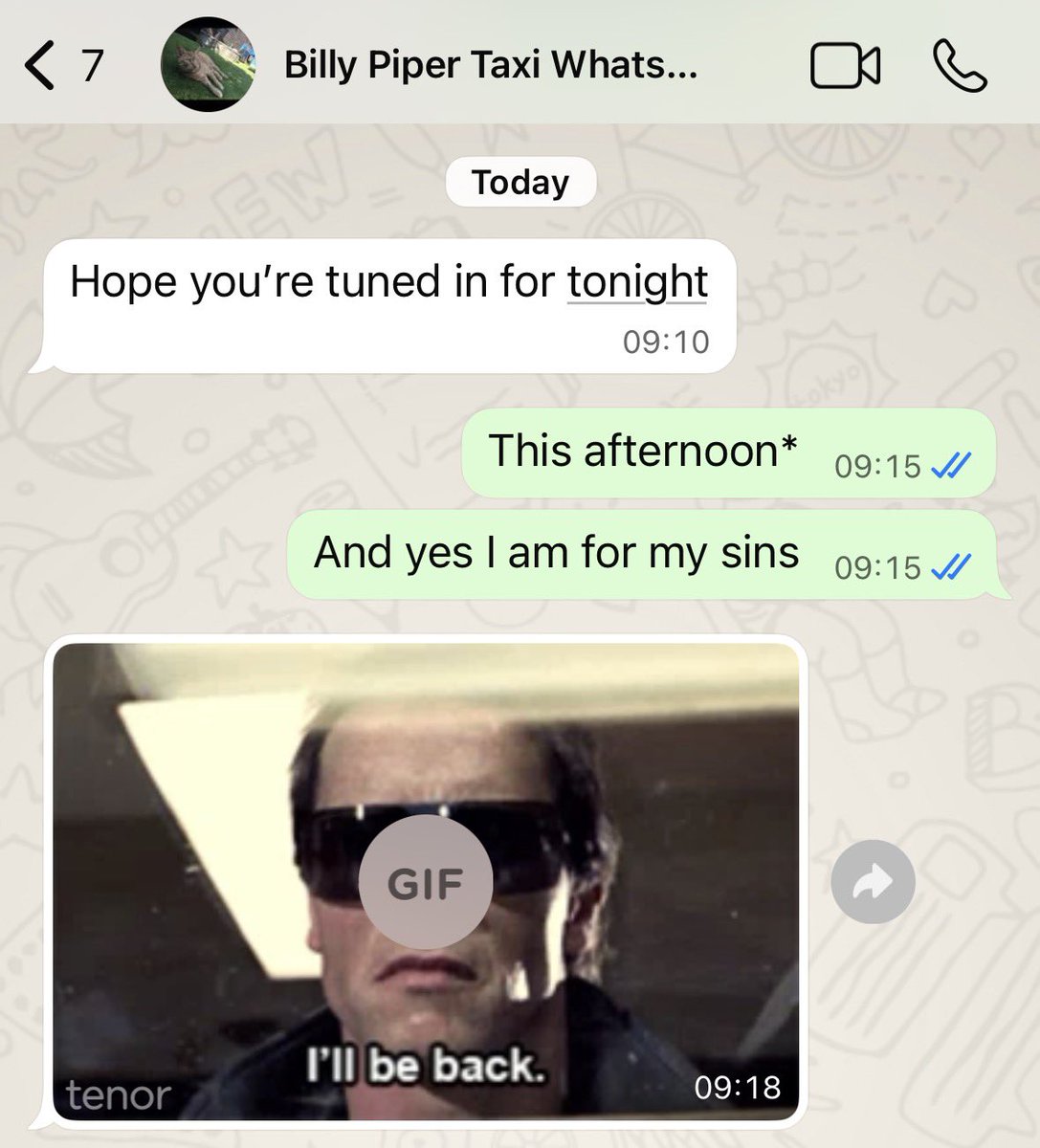 Good afternoon from Portland <a href="/Billy__Piper/">Billy Piper</a> …. No need to come back….Champions League nights are for Champions League teams…. Hasta la vista