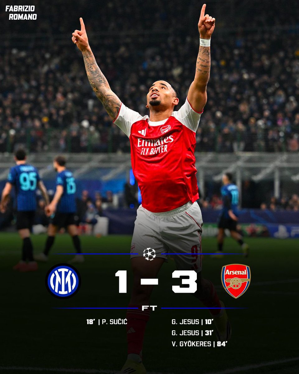 FabrizioRomano's tweet image. Arsenal keep dominating in UCL! 🏆🔴⚪️

Who’s been your MOTM?