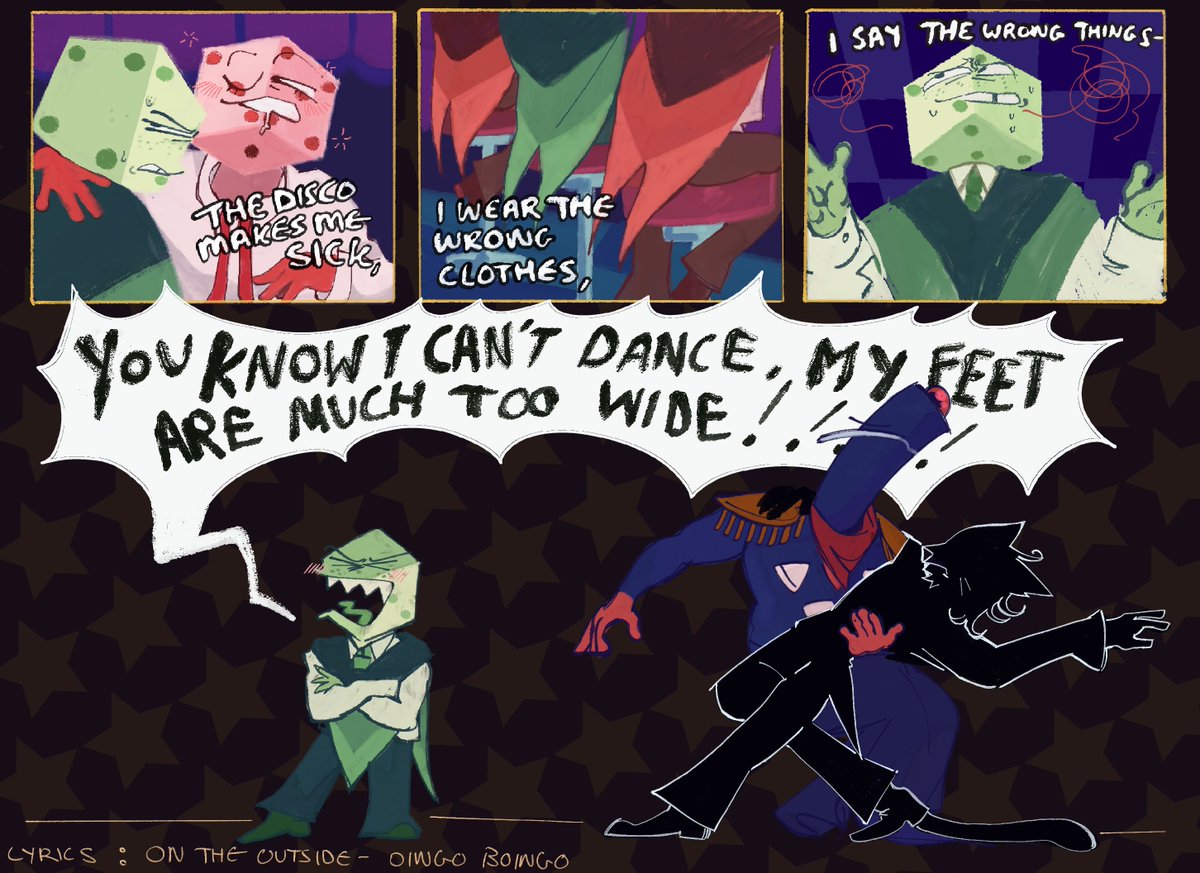 battat lyric comic i might continue…  but take this for now #battat #DELTARUNE