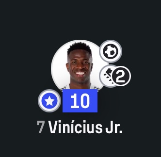 Vini really dropped a 10 coz Ancelotti came to watch