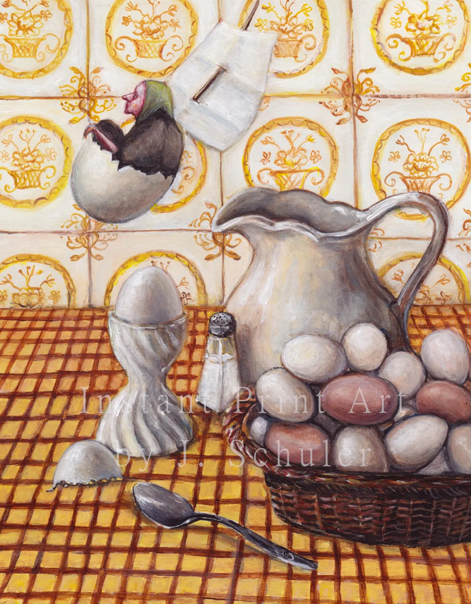 JulieKSchuler's tweet photo. The Witch Sailed Away in the Eggshell
art to download

https://t.co/UcuDdjzcwK

#painting #witch #kitchen #folklore #eggs #eggshell #download https://t.co/uUxLJSbIZU