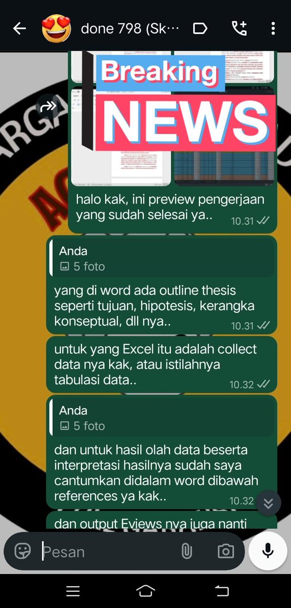 ackstorejoki's tweet image. Testimoni Joki Thesis Magister Bisnis Internasional ☑️
WA: wa.me/6285701359782
📍Trusted and Fast Response
#Jokiskripsi #jokitugas #jokikuliah #jokiartikel #zonaba #zonauang️ #jokijurnal #jokiproposal #jokithesis #jokisempro