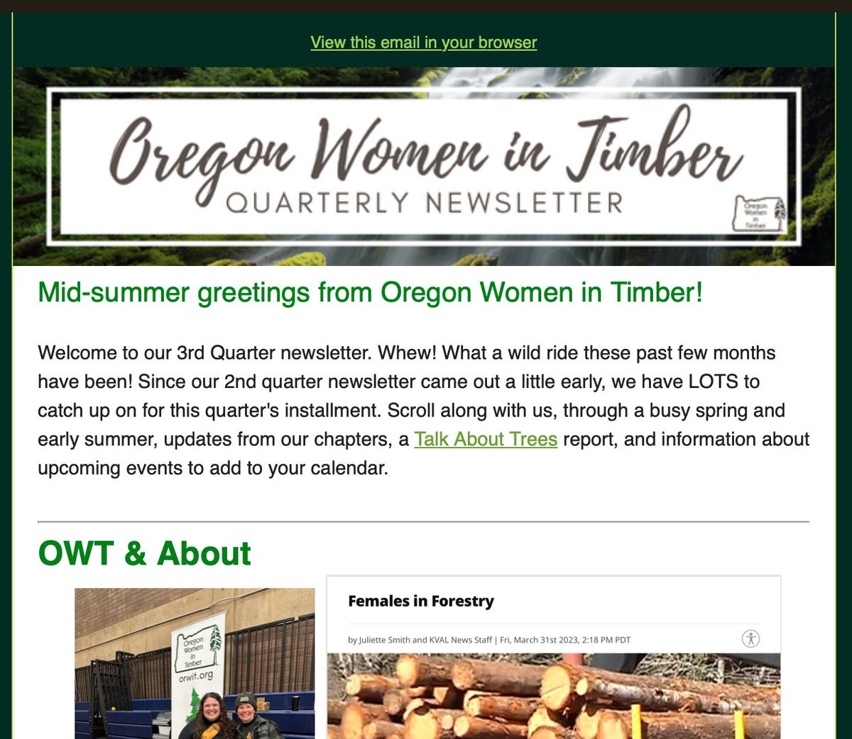 OR_Women_Timber's tweet photo. 1st Quarter News from Oregon Women in Timber - https://t.co/JGFODxtMPn https://t.co/OwEfTBxmjQ