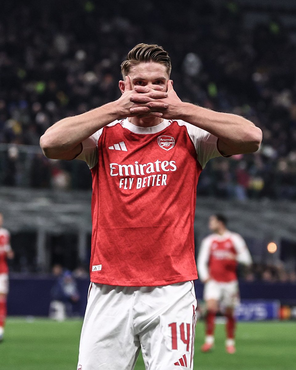 Arsenal have faced Atlético Madrid, Bayern Munich and Inter Milan in the Champions League this season.

Viktor Gyökeres has already scored against two of them 💥