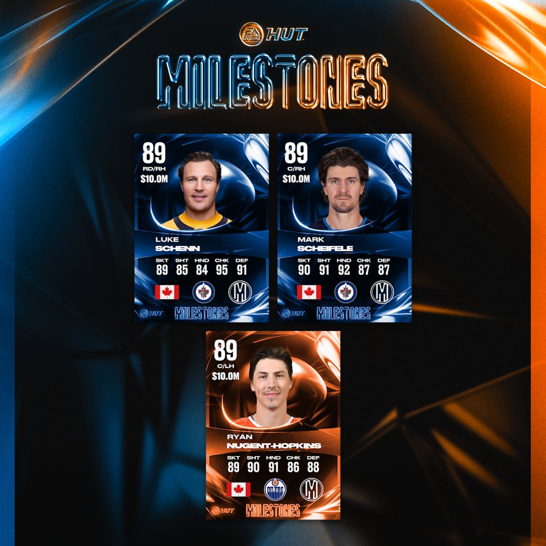 New Milestones cards are live in #NHL26