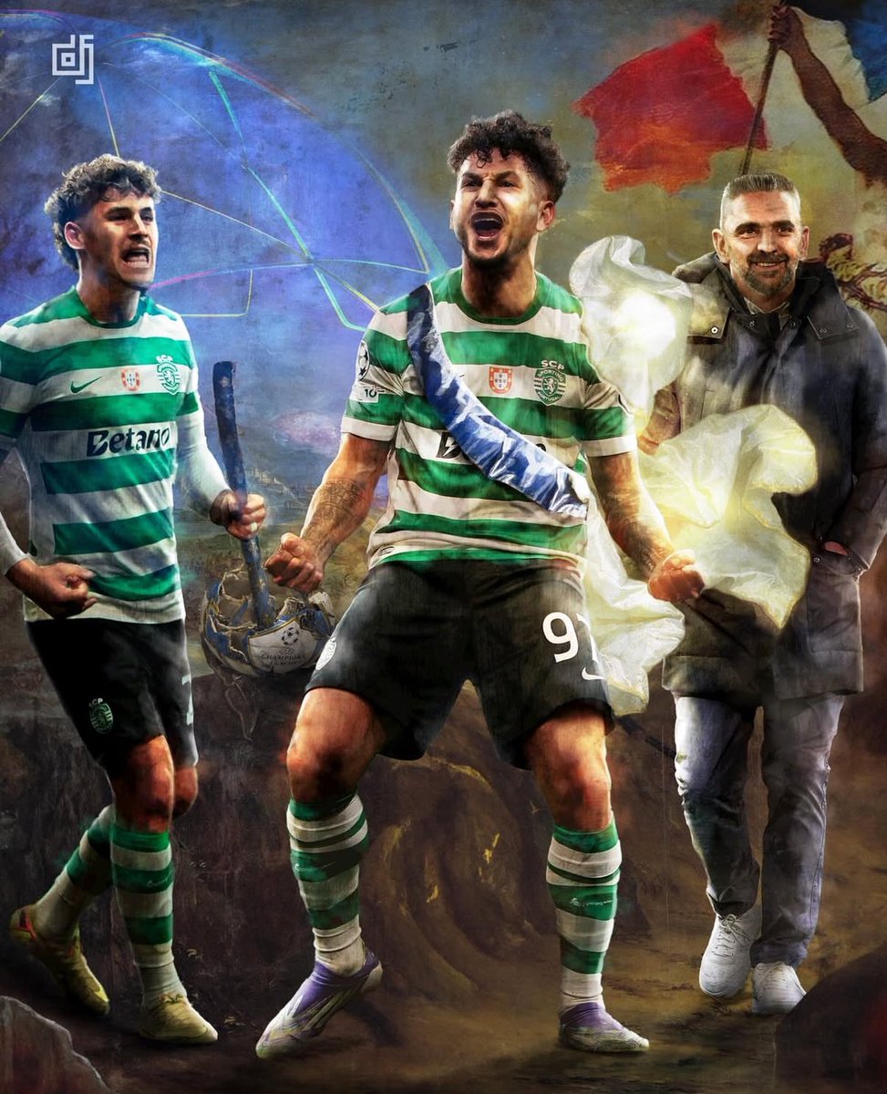 TÃO GRANDES COMO OS MAIORES DA EUROPA!!! AMO-TE <a href="/SportingCP/">Sporting CP</a> 💚

📸 <a href="/dj_dsigns/">DJ Designs</a>