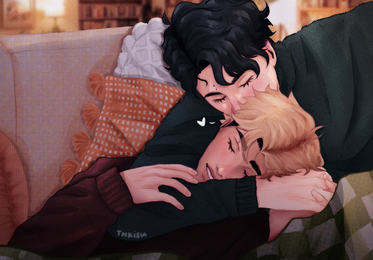 cuddle session is still in season around these parts❄️#sakuatsu