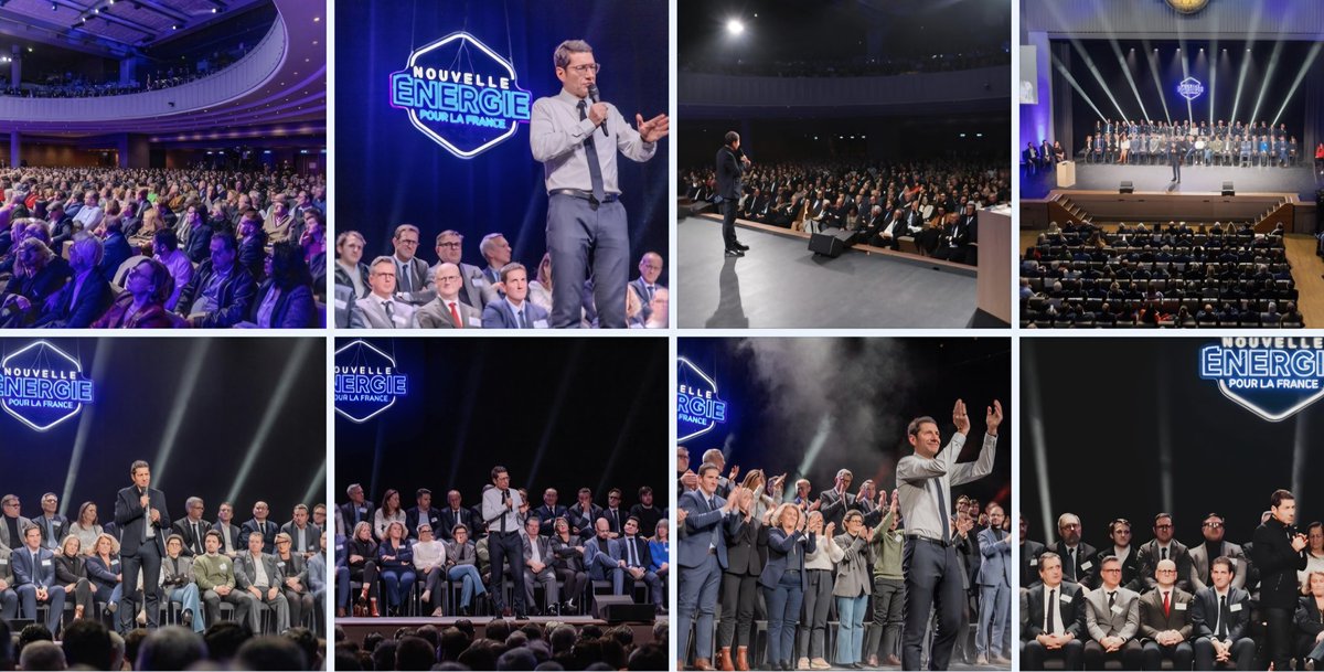 Cette cérémonie des vœux de <a href="/davidlisnard/">David Lisnard</a>, dans une Maison de la Mutualité pleine à craquer, ça avait comme un goût de lancement de campagne. 🤗🗳 #Presidentielle2027 🇲🇫🚀 #VasyDavid avec <a href="/Nouv_Energie/">Nouvelle Énergie</a>