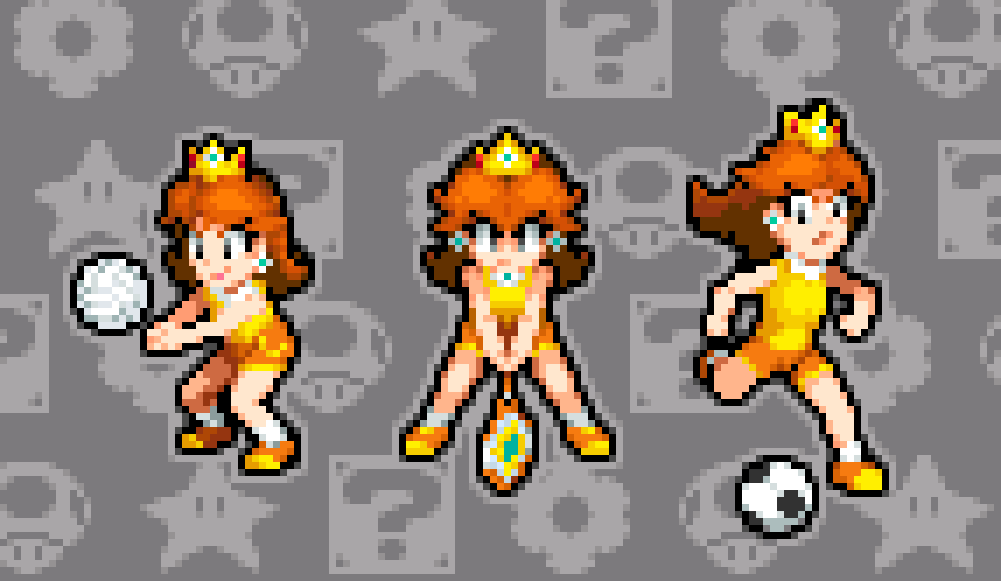 moipixel16's tweet photo. Daisy in different esports. She has style, doesn't she?

#pixelart#digitalart#mario https://t.co/MzqR9NaQCM