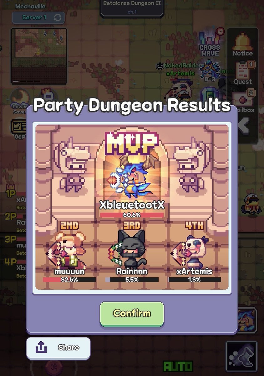 bLeUeToOt's tweet photo. Haha! π
Feeling strong among the weakest! πͺ
First time MVP in hard maps after 8 months of playing! @PixelHeroesMMO
#CreatorZ #PHAcreator @crossplay_xyz @Kryon_AI
#CROSSPLAY #CROSS #CROSSWave #PHA #Yapping https://t.co/noIRW8QmUc