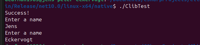 realjpeckervogt's tweet photo. #Dotnet #NET10, #csharp I made testing with C# and whole libc used with #params void*[] = It works fine. 🙂 https://t.co/2e5KD4upbp