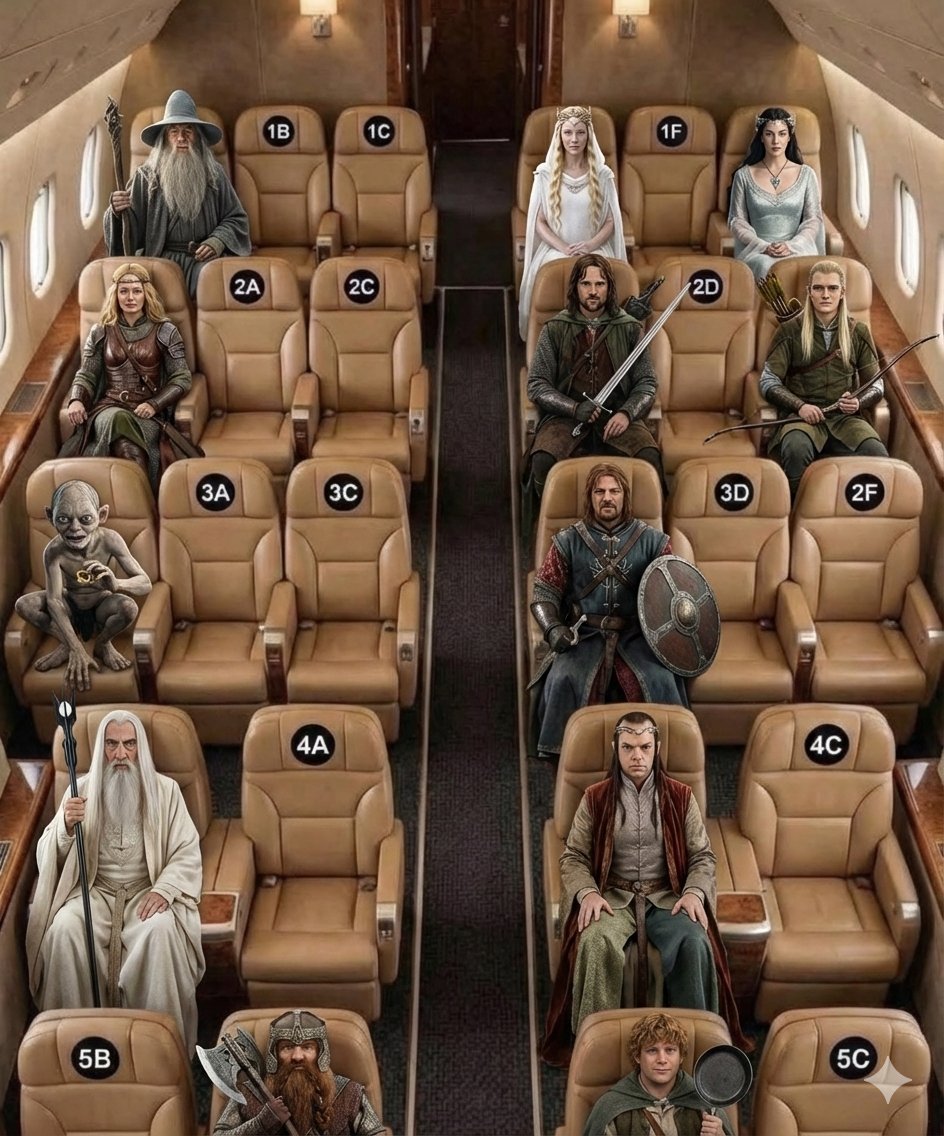 _middleEarth's tweet image. Which seat would you choose?