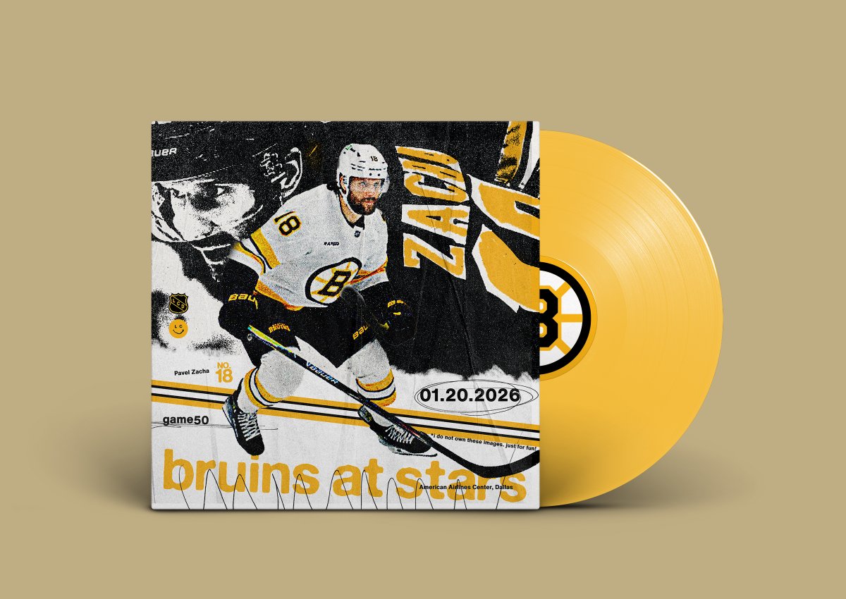 Black &amp; Gold LP Series:
Game 50 — Jan 20
@ Dallas Stars
Cover 27
#NHLBruins